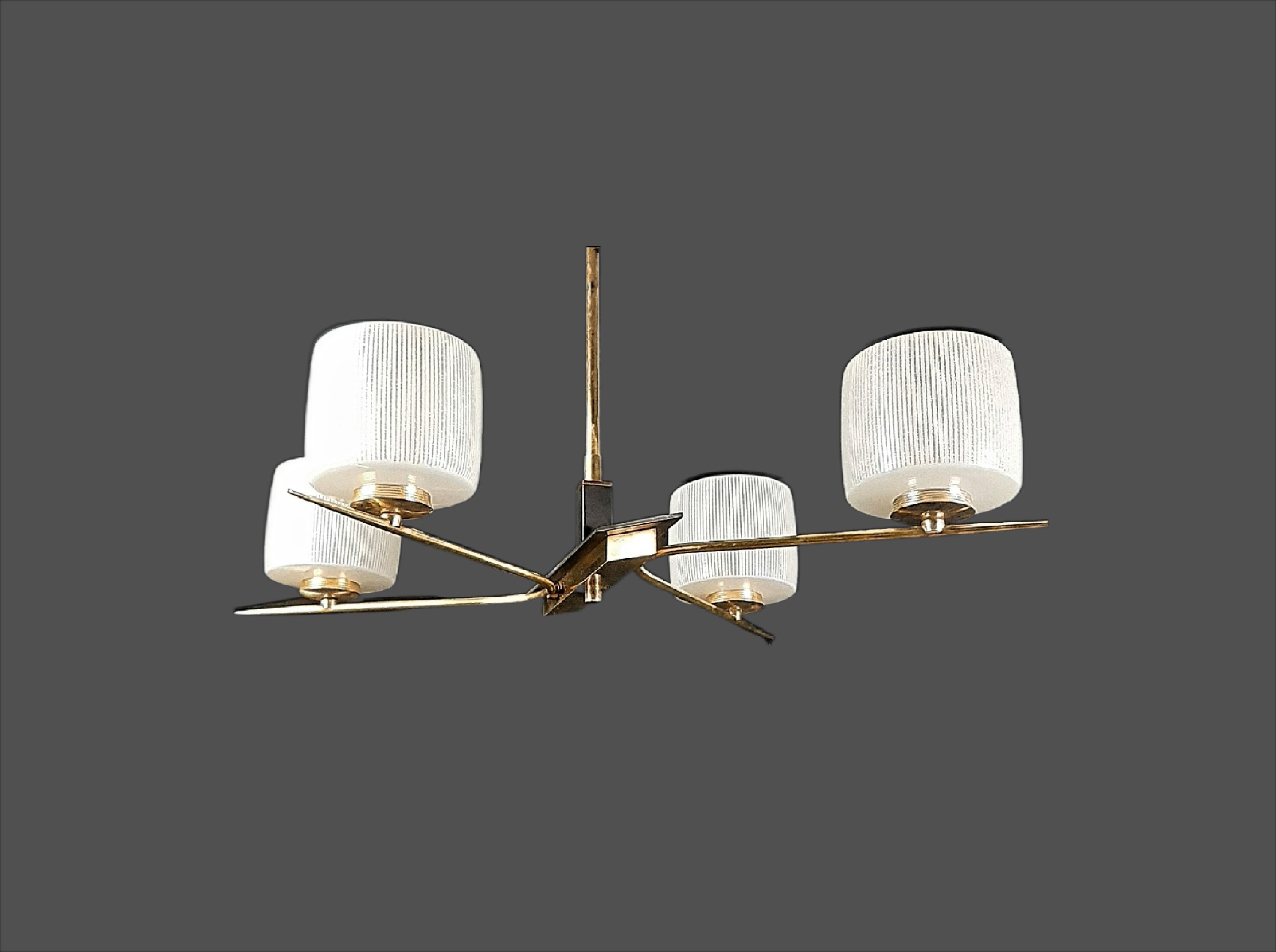 Vintage chandelier France 1960s
