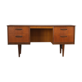 Bureau en teck vintage du milieu du siècle