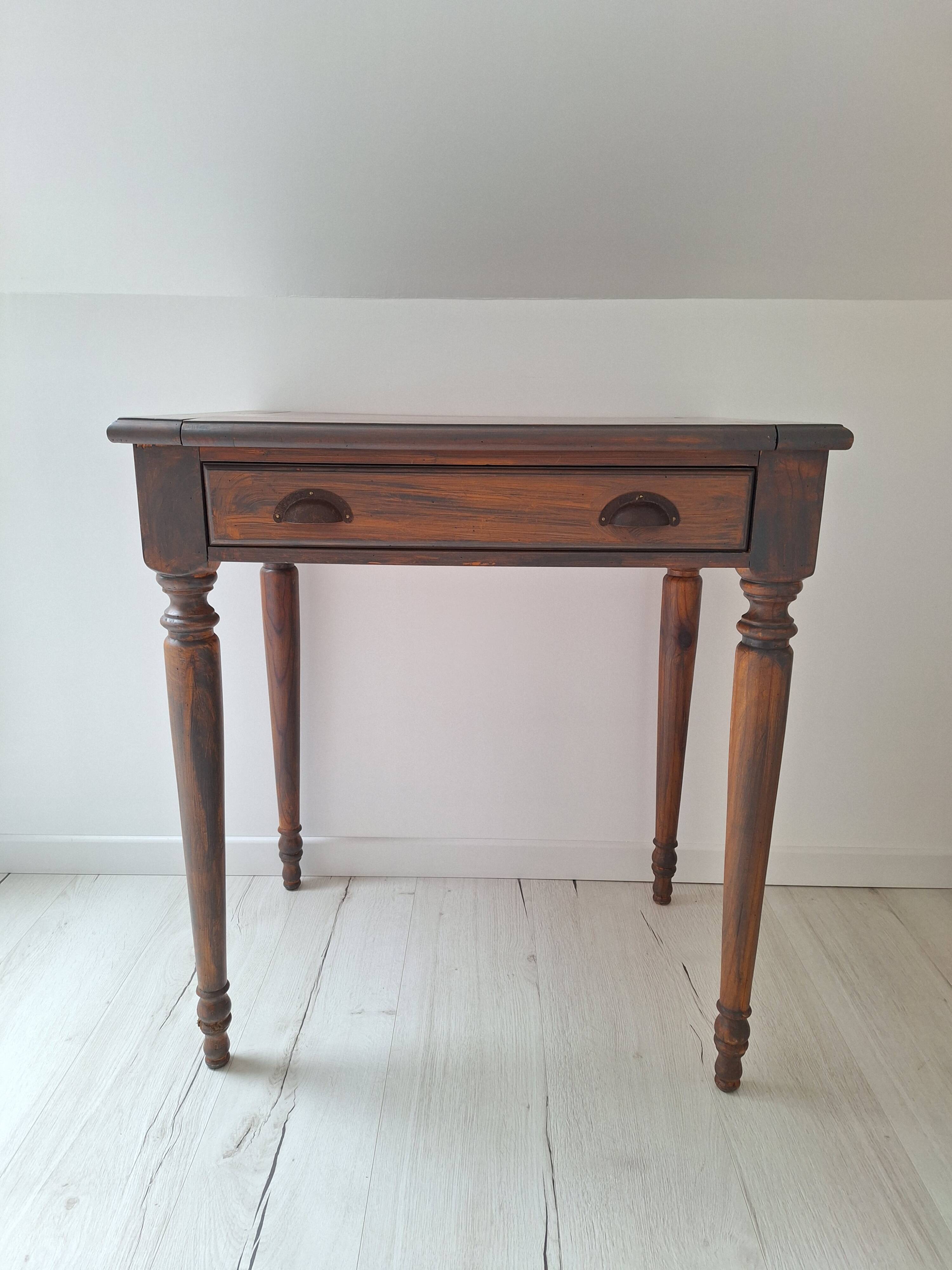 Solid wood desk / side table