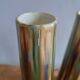 Gustave de Bruyn Paire de vases en barbotine Art Nouveau