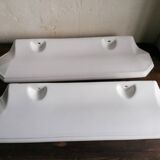 Porcelain wall shelves