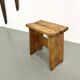 Solid pine stool