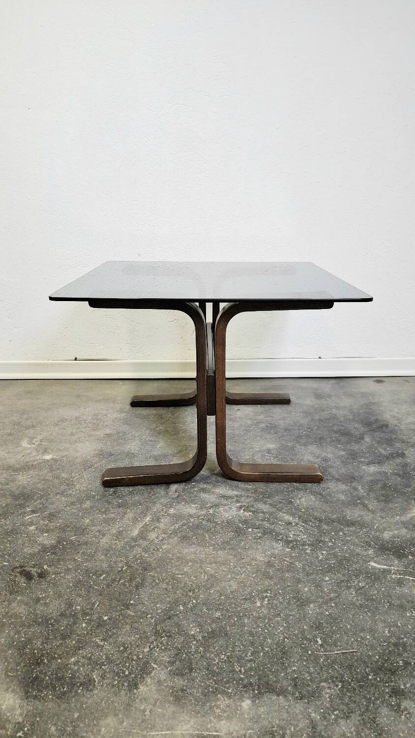 70s Siesta Glass Side Table