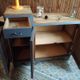 Ancienne armoire vintage art deco placard meuble dresse buffet dressoir