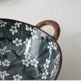 Vintage soup bowl with handle