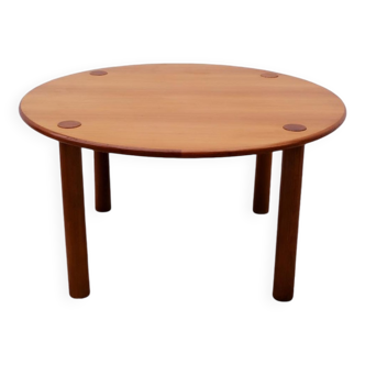 Modernist Pine Dining Table, 1970s