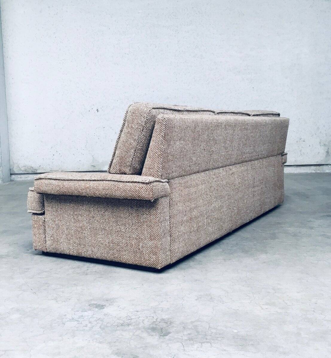 Mid-Century Modern Boucle 3 Seat Sofa, Italy, 1970s