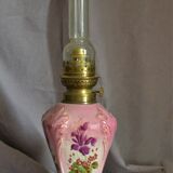 Art Nouveau ancient lamp in Barbotine