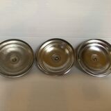 3 old metal chrome coffee coffee chicory sugar