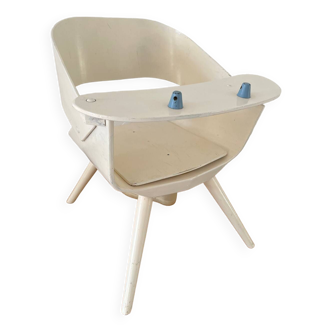 Chaise fauteuil bébé « baby coquille » Baumann annee 60