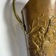 Vintage umbrella stands in solid brass and copper – Relief decoration