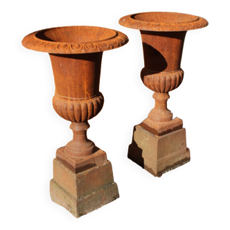 Paire de vases médicis