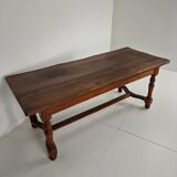 French antique oak farmhouse table – 20th century