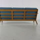 Complete danish design oakwood Hans Wegner lounge set