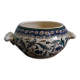 Hand painted Desvres style pot