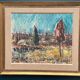Original Swedish Oil On Canvas – “Landscape” By Arvid Herbert
