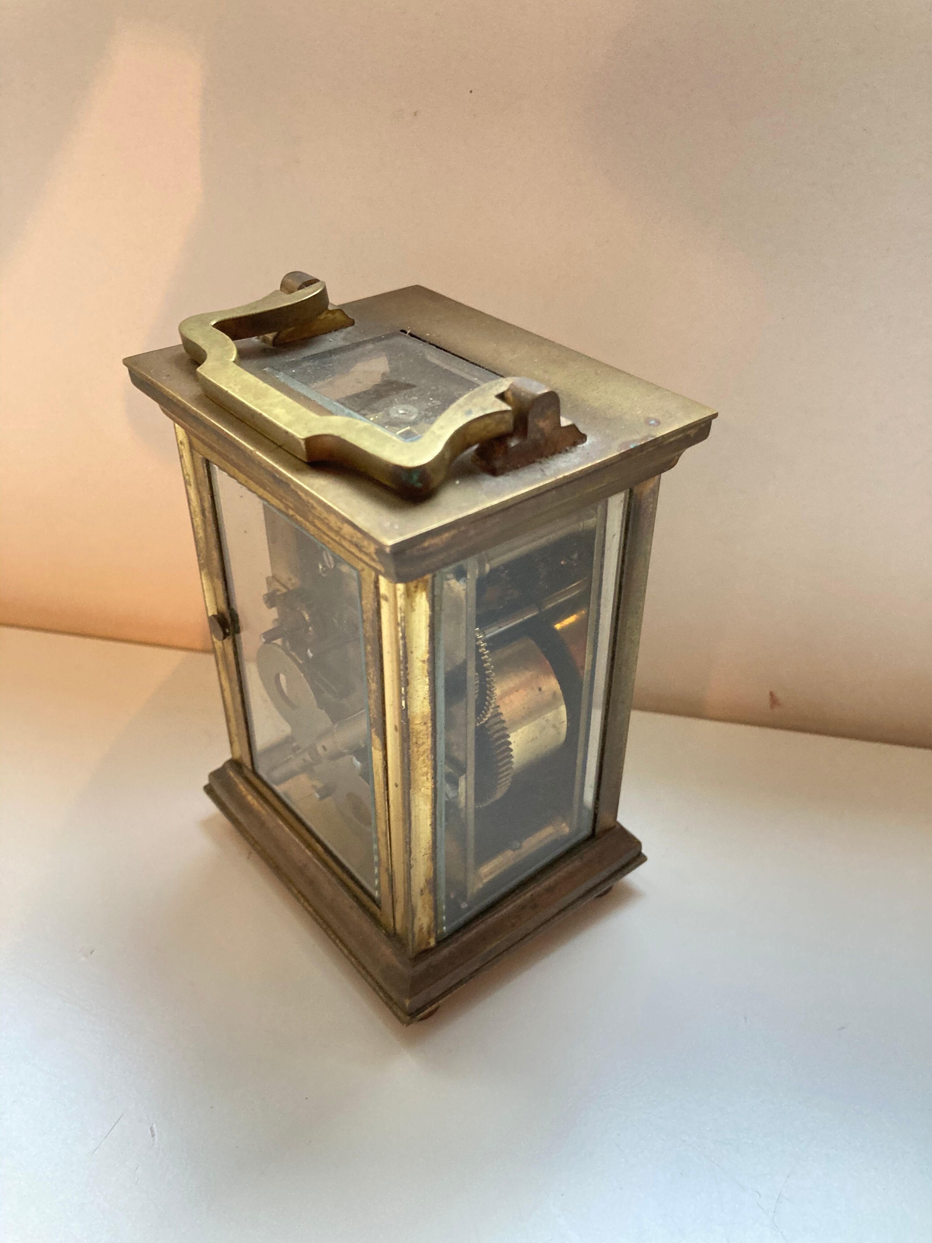 Former officer clock Marcks-Co Ltd skeleton antic Clock watchmaking XIX