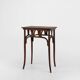 J. & J. Kohn art nouveau side table in bentwood, Austria ca. 1910