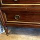 Louis xvi style chest of drawers in mahogany