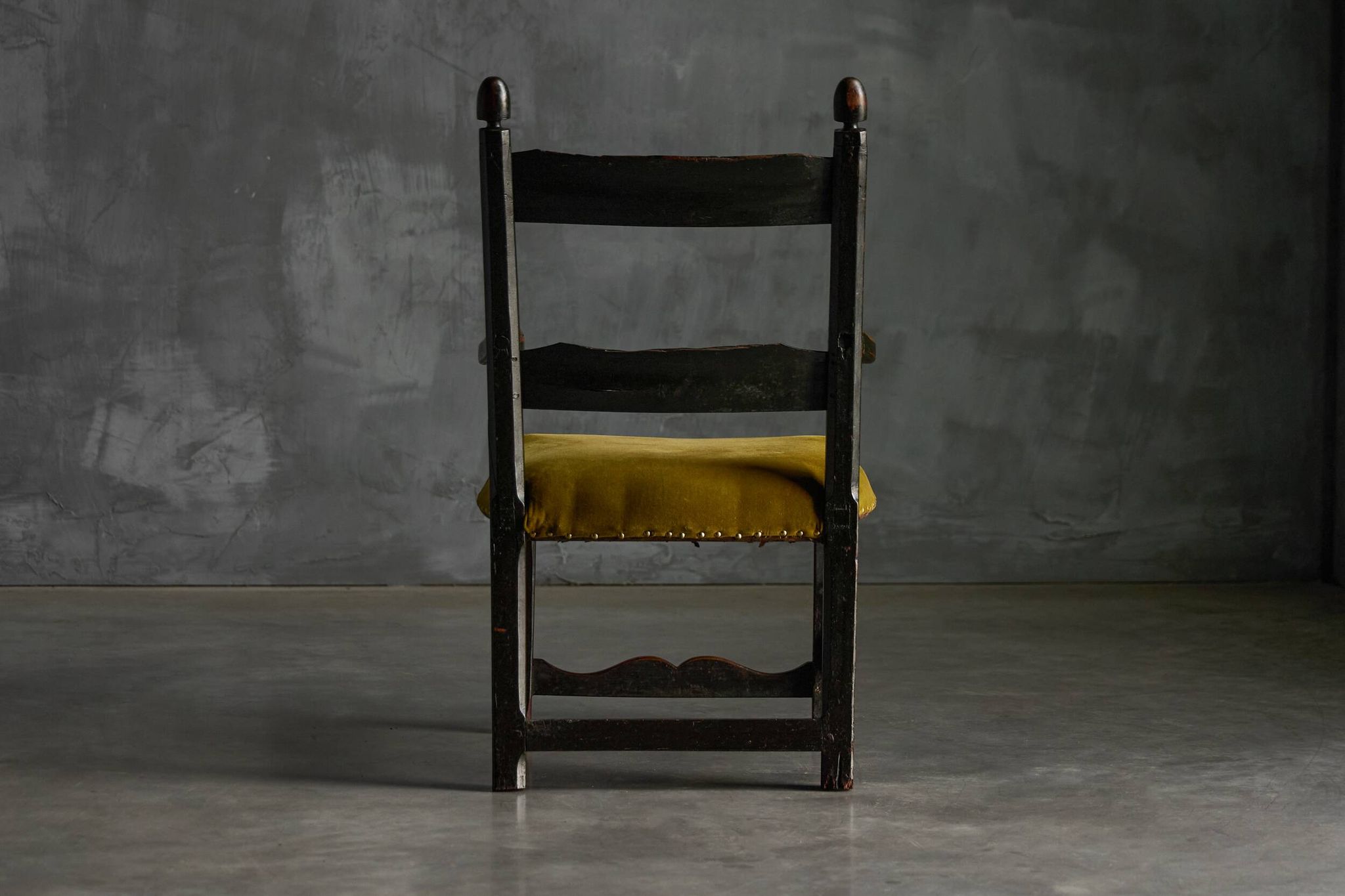 Rustic Folk Art Armchair, France, 19th Century