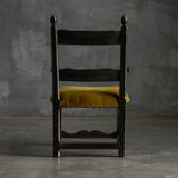 Rustic Folk Art Armchair, France, 19th Century