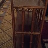Vintage rattan shelf
