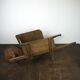 Children's wooden wheelbarrow