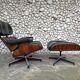 Fauteuil Lounge et ottoman Herman Miller Charles & Ray Eames, palissandre
