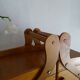 Vintage wood standing worker