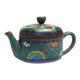 China, small cloisonné bronze teapot early 20th century