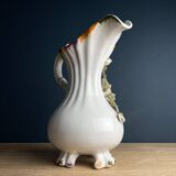 Vintage Italian ceramic pitcher from the mid-20th century by Bassano, 1970s.