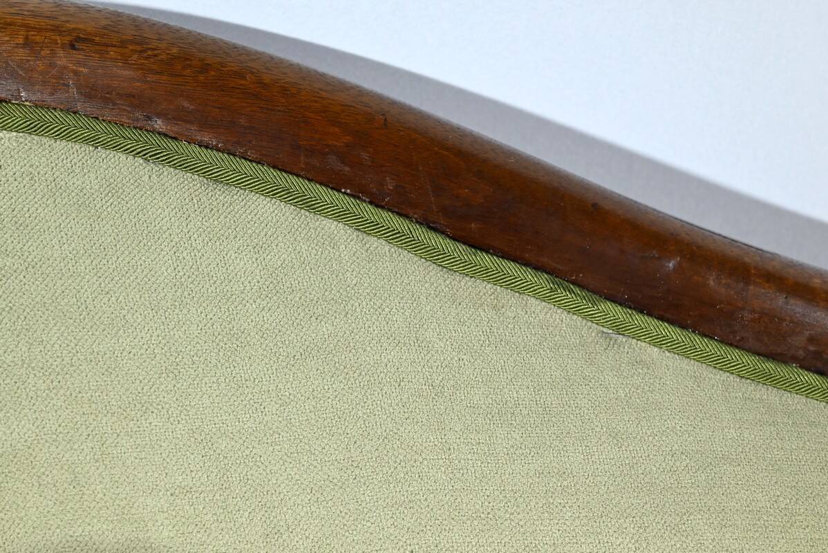 Small Mahogany Backsplash Daybed, Return from Egypt Style – Early 20th Century