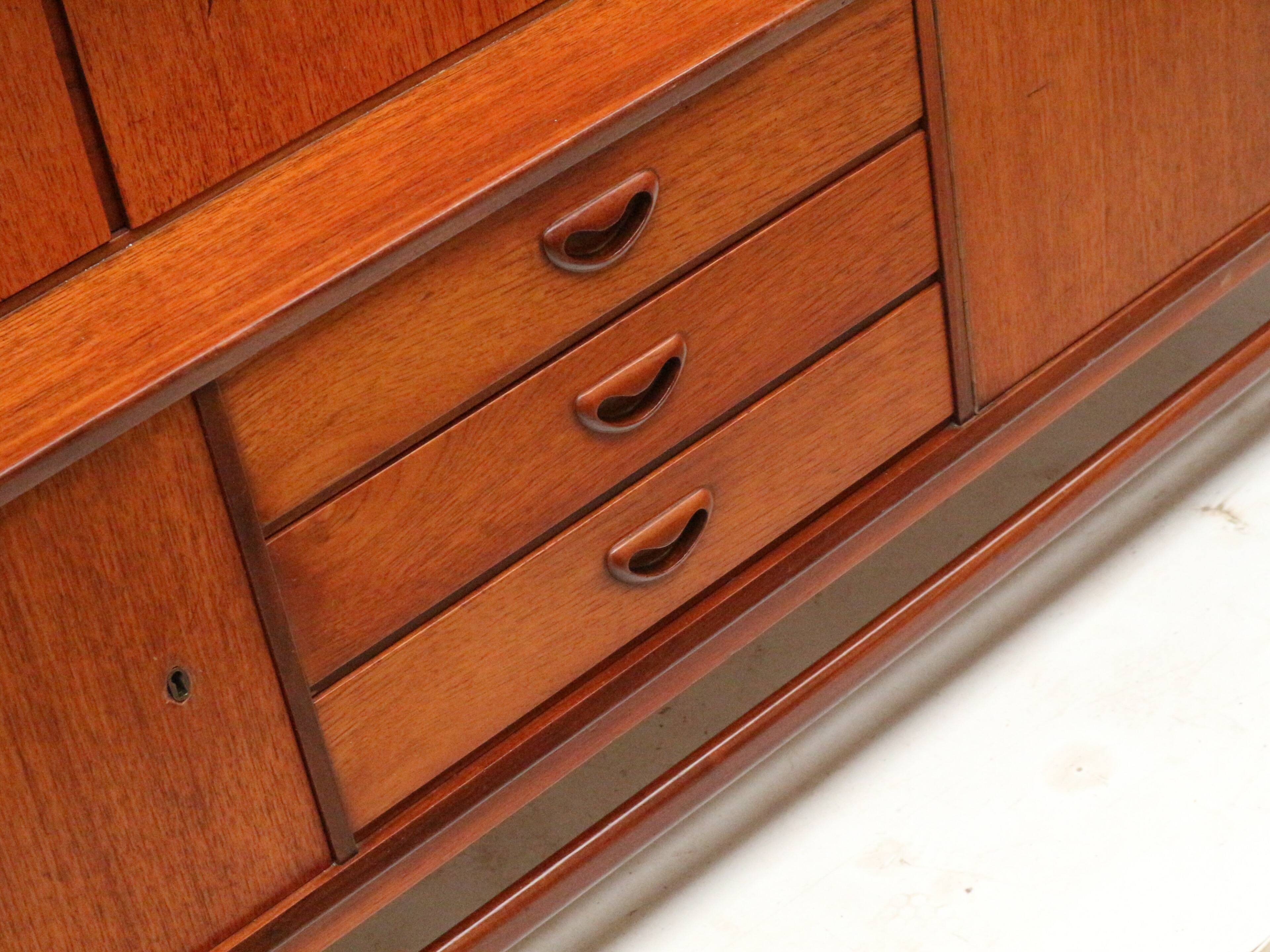 Vintage sideboard / highboard by Louis van Teeffelen for Wébé