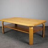 Mid-century Scandinavian conference table in solid birch, 1980s