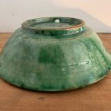 Tito Ubeda Spanish green ceramic fruit cup