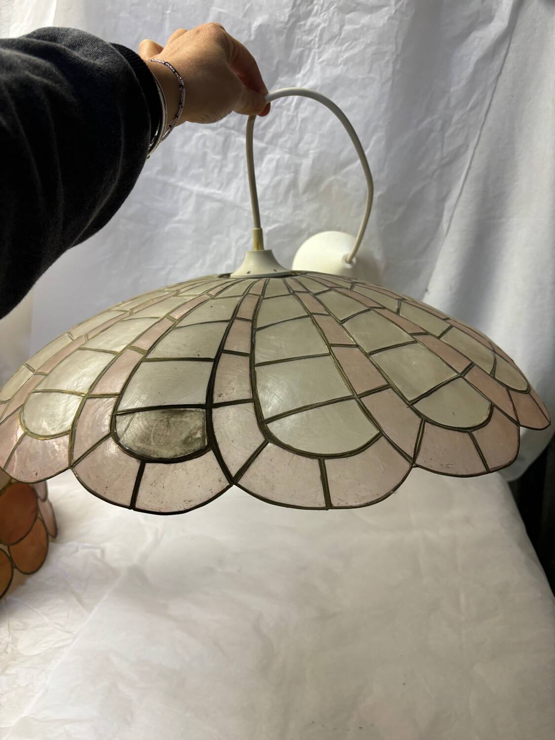 Mother of pearl chandelier