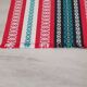 Set of 6 Catalan fabric napkins 48 x 42 cm red black green white
