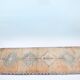 3x10 Light Orange Turkish Vintage Runner Rug, 92x294Cm