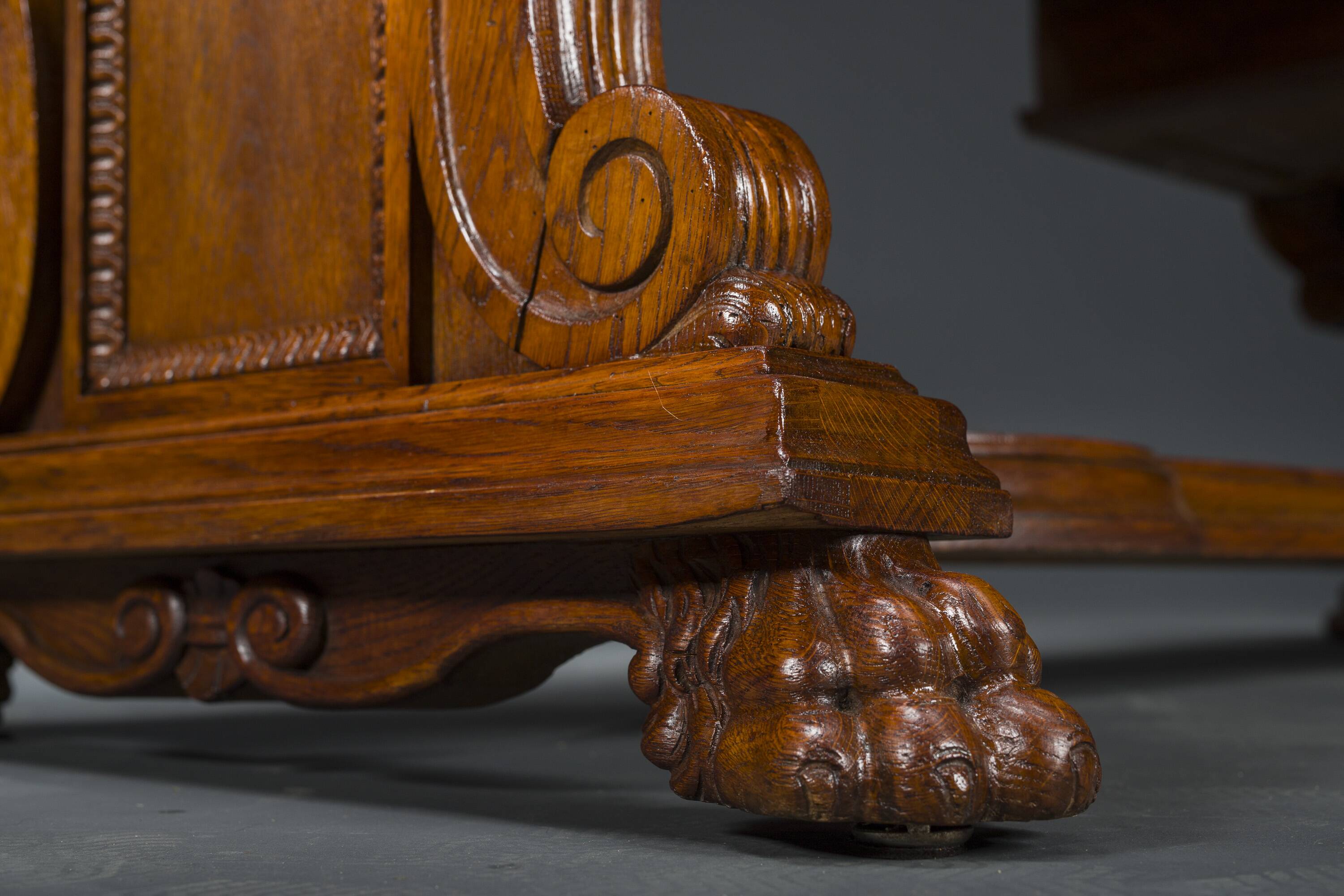 Vintage Neo-Renaissance Desk, 1920s
