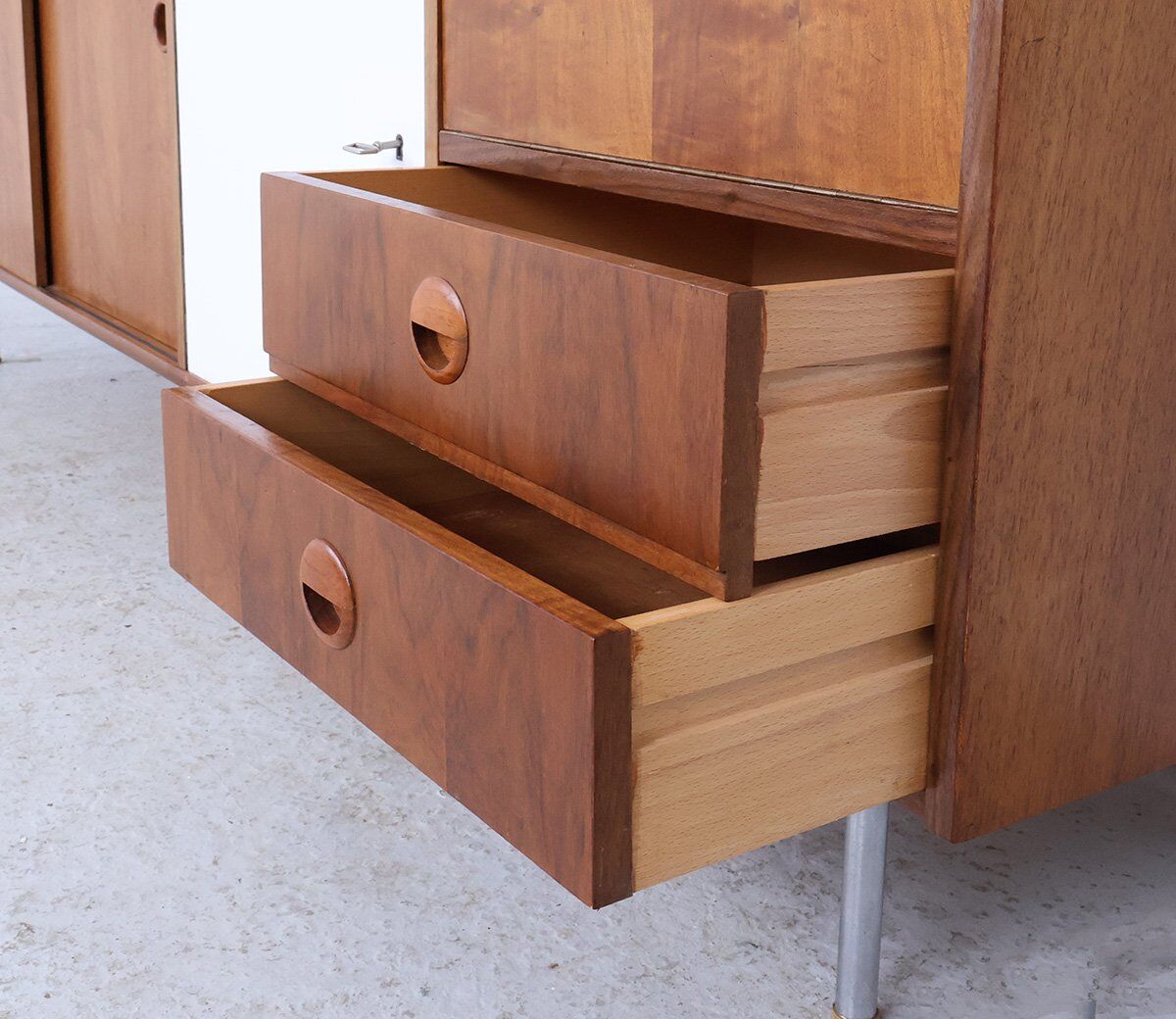 Vintage walnut sideboard by William Watting for Fristho, 1960s