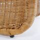 Ikea rattan and wickers longue chair 1980s