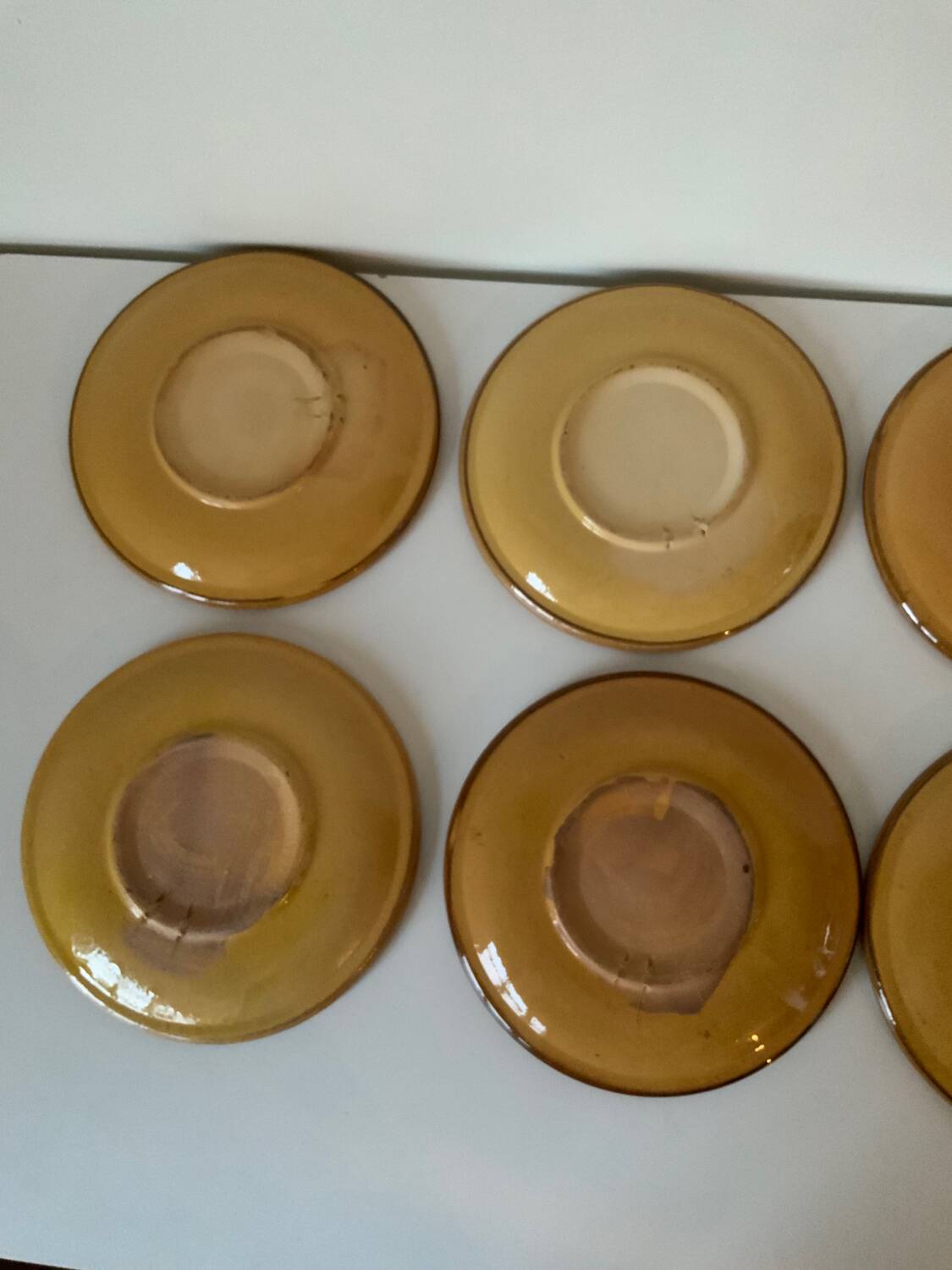 Vintage artisanal plates