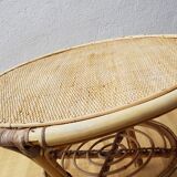 Rattan coffee table