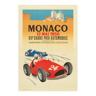 Affiche Grand Prix Monaco 1956 Jacques Ramel