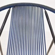 Fauteuil extérieur en fil du milieu du siècle