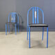 Ensemble de chaises Nr 222 par Robert Mallet-Stevens, années 1980, ensemble de 7.