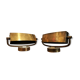 Pair wall lamps