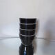 Set of 4 stackable ramekins ceramic dark gray and white style Scandinavian