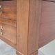 Louis XVI style flat desk in 19th century mahogany