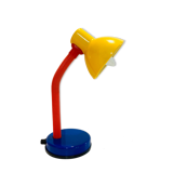 Lampe de bureau articulée colorée des années 80